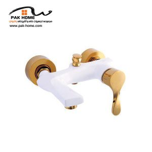 شیر حمام ونزیا مدل دیگو سفید طلایی